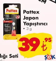 PATTEX JAPON YAPIŞTIRICI 3 G PATTEX JAPON YAPIŞTIRICI 3 G